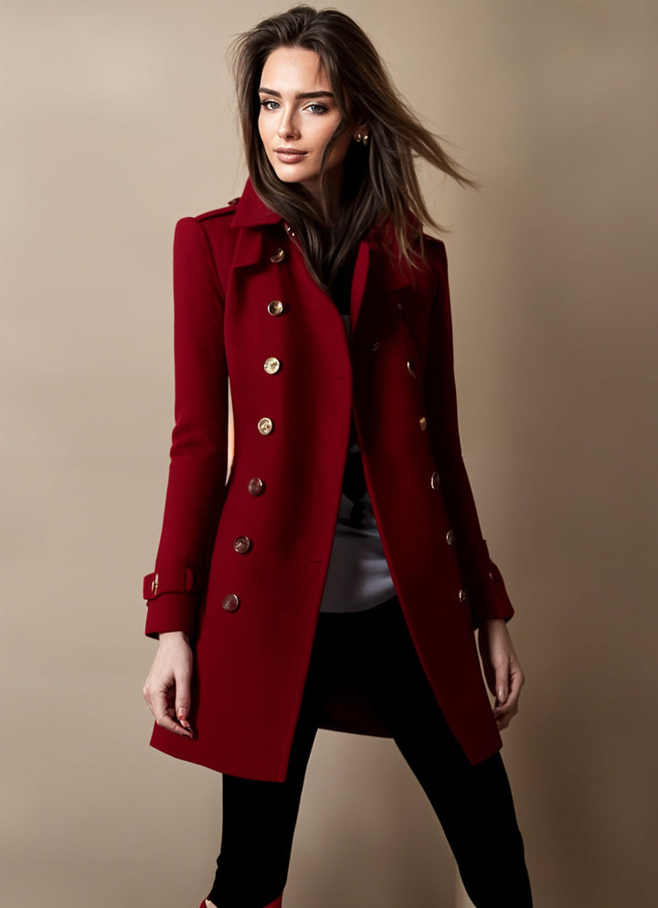 Kimmy -Double Button Trench Coat