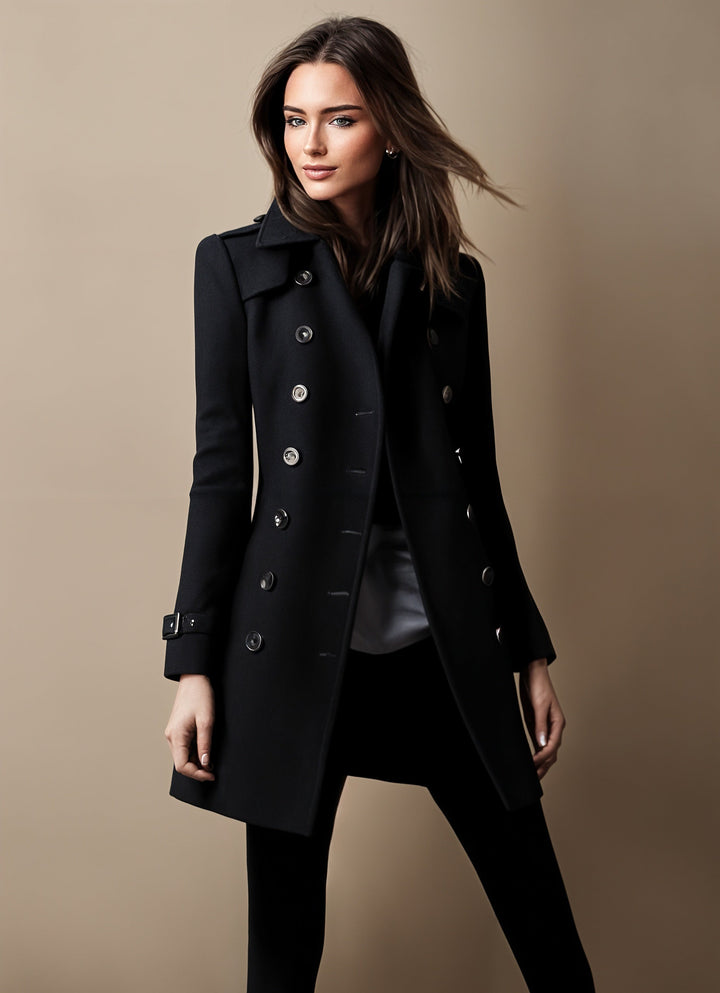 Kimmy -Double Button Trench Coat