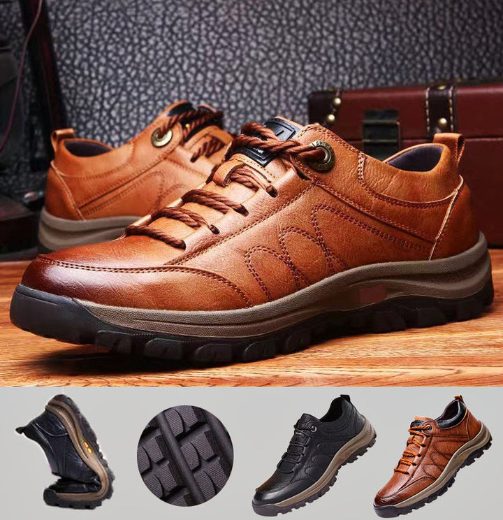 Byron - Hand-Stitched Leather Casual Shoes