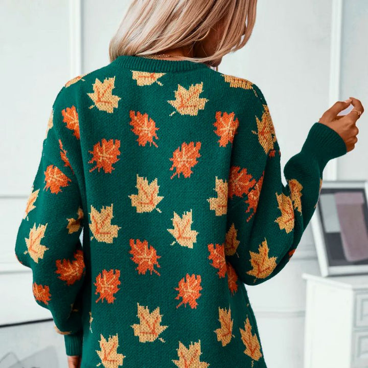 Roxanne - Fall-Themed Women's Sweater