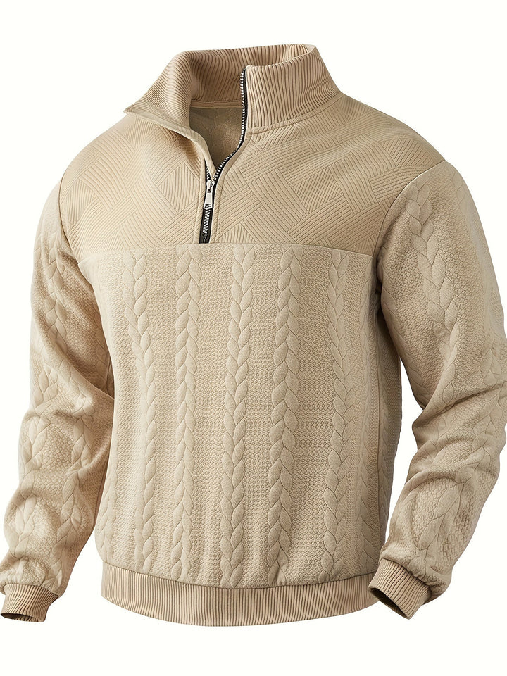 Rafael – Vintage Men's Sweater With Zipper