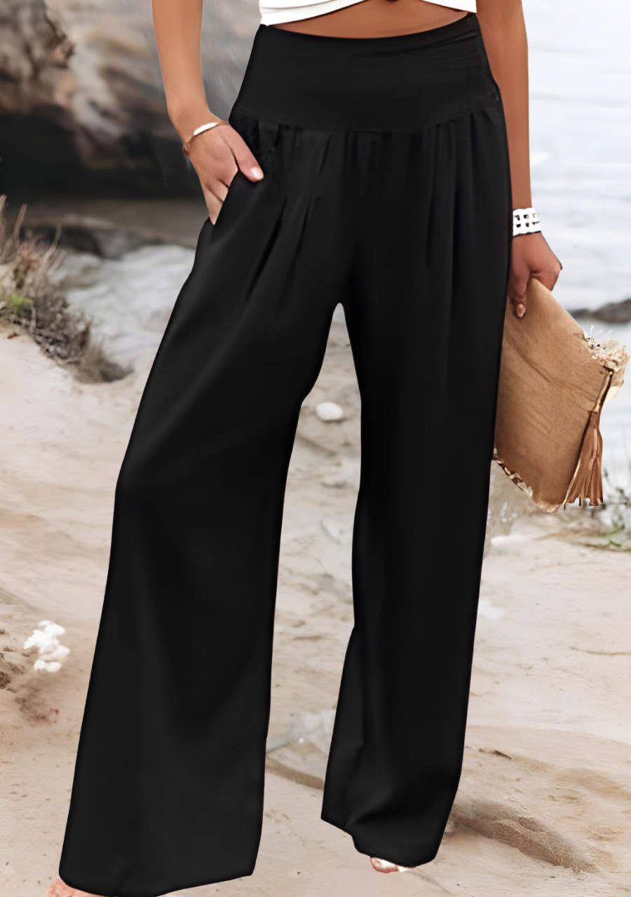 Xylona - Beach Wide Leg Pants