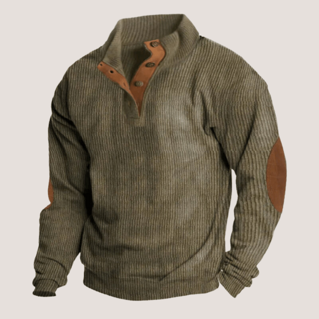 Samuel - Corduroy Sweatshirt With Collar