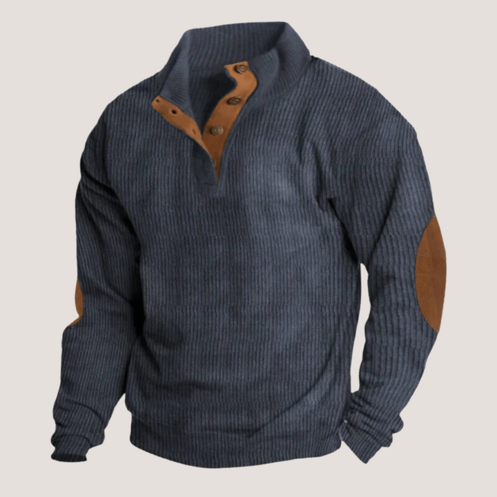 Samuel - Corduroy Sweatshirt With Collar