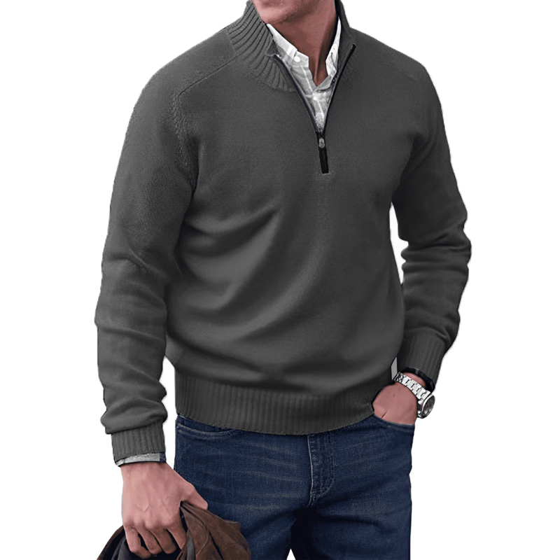 Thomas - Sweater With Zipper