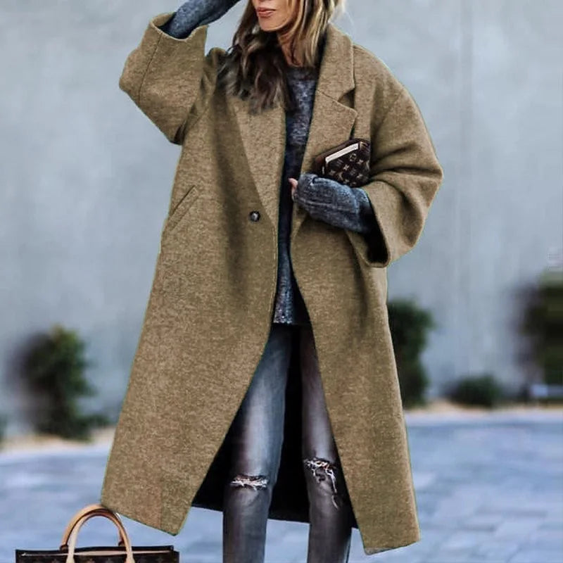 Joy - Elegant Coat With Lapels