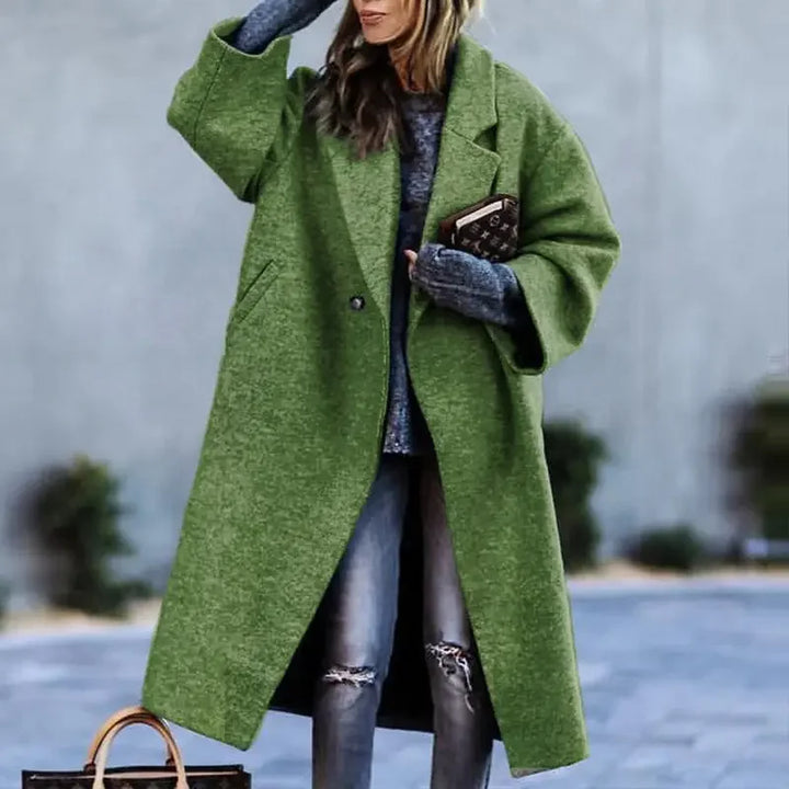 Joy - Elegant Coat With Lapels