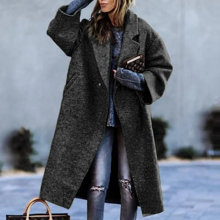 Joy - Elegant Coat With Lapels