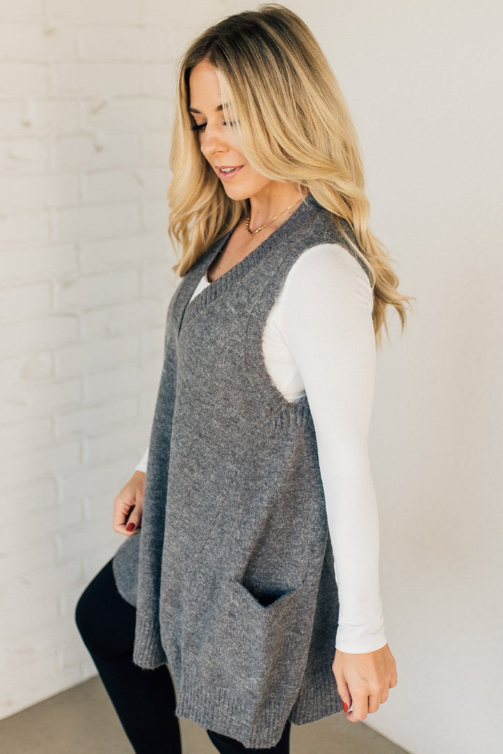 Caroline - Sweater Vest Dress