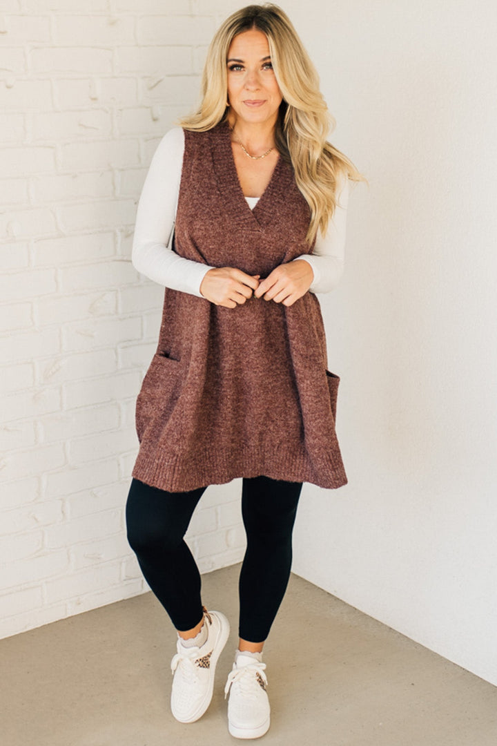 Caroline - Sweater Vest Dress