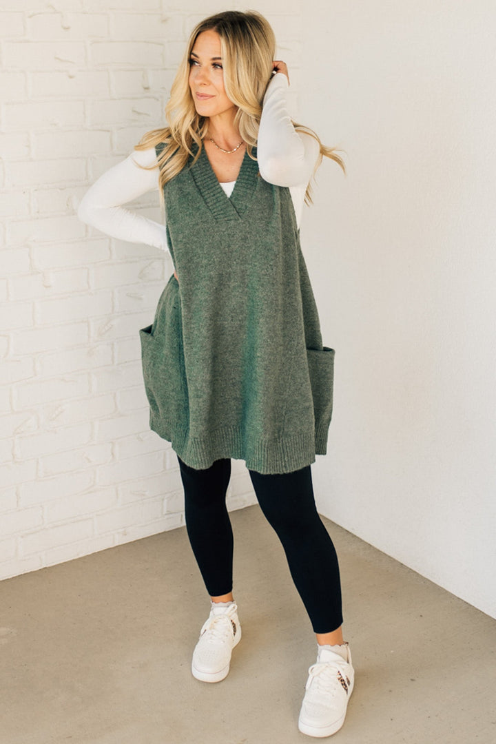 Caroline - Sweater Vest Dress