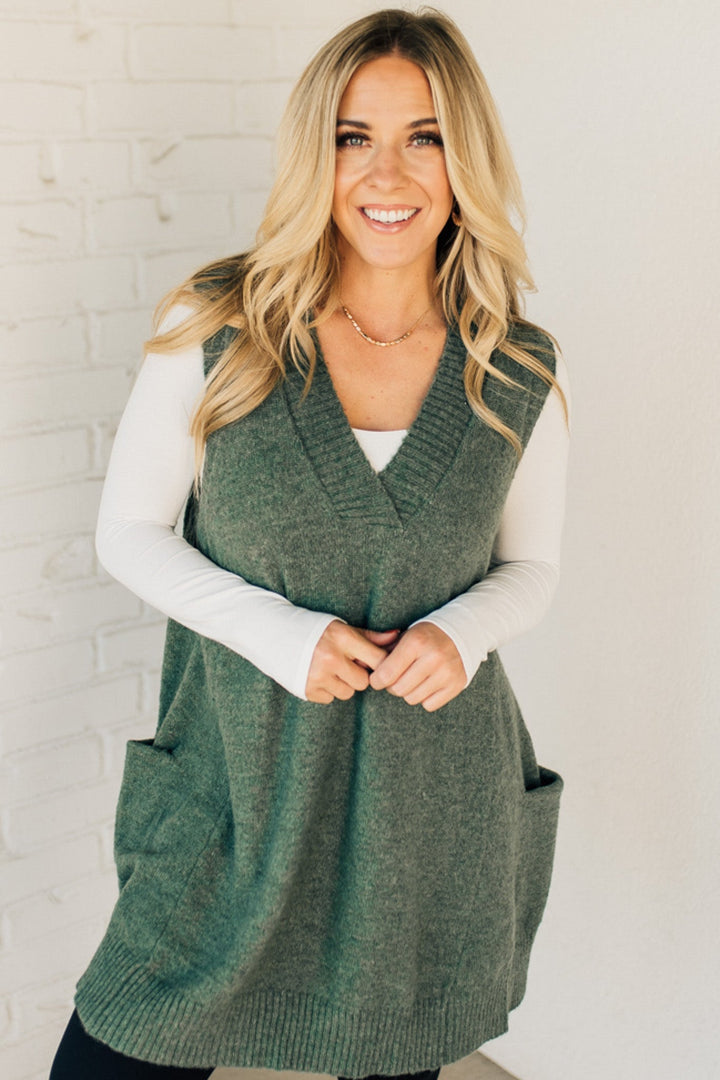 Caroline - Sweater Vest Dress