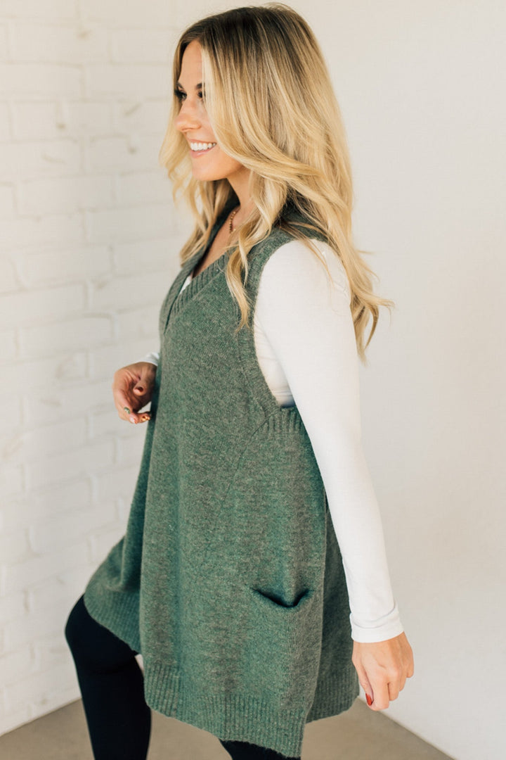 Caroline - Sweater Vest Dress