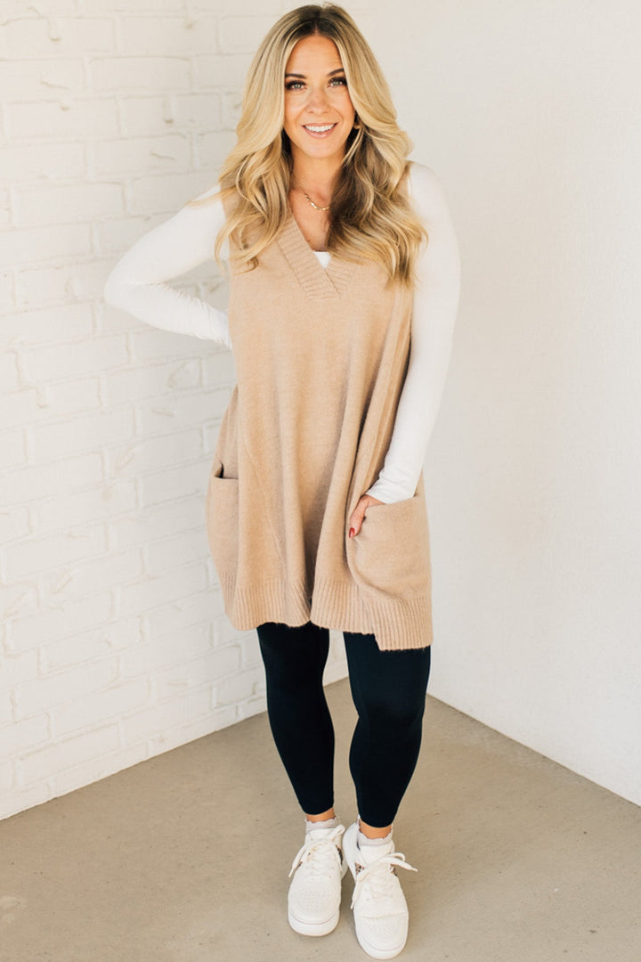 Caroline - Sweater Vest Dress