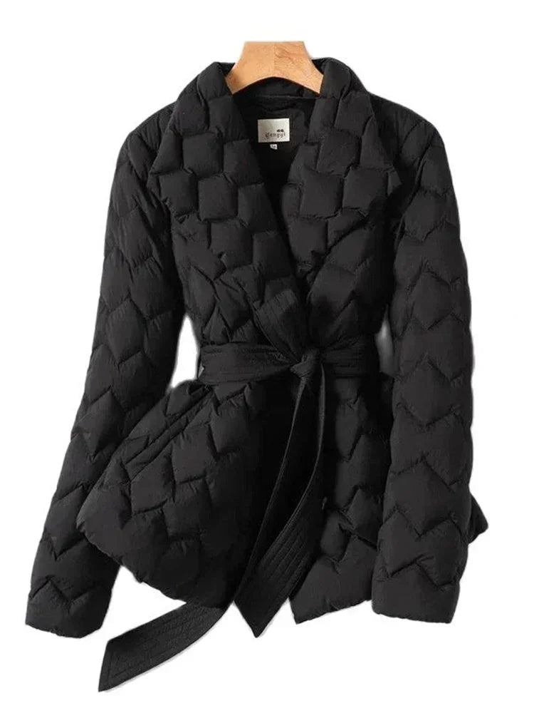 Frances - Elegant Quilted Coat