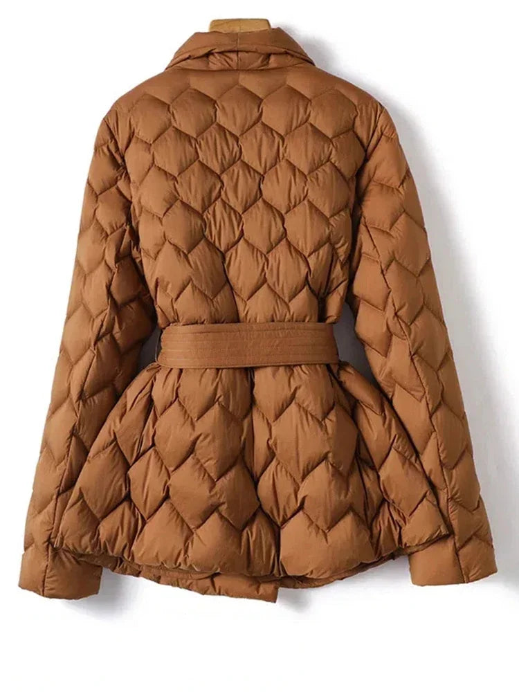 Frances - Elegant Quilted Coat