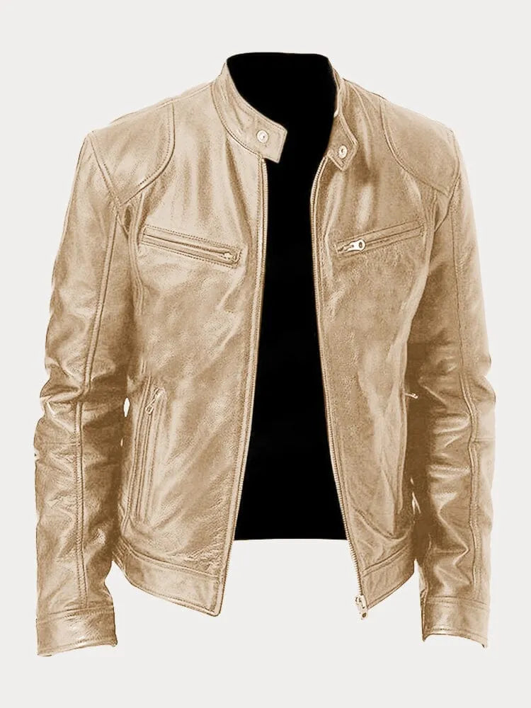 Marcellus - Casual Leather Jacket