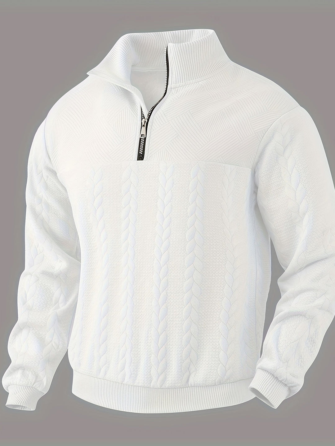 Rafael – Vintage Men's Sweater With Zipper