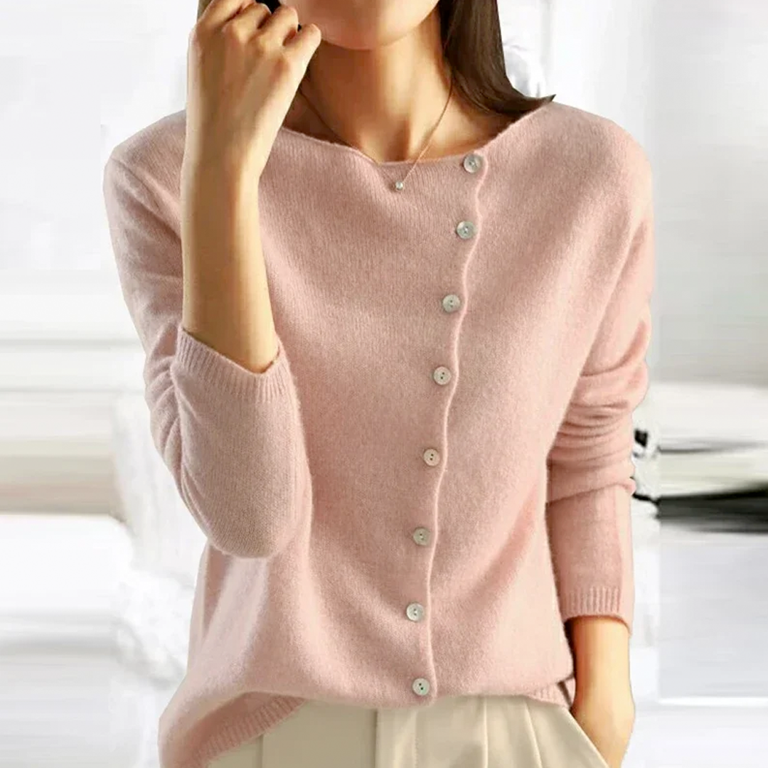 Valerie - Button Luxury Sweater