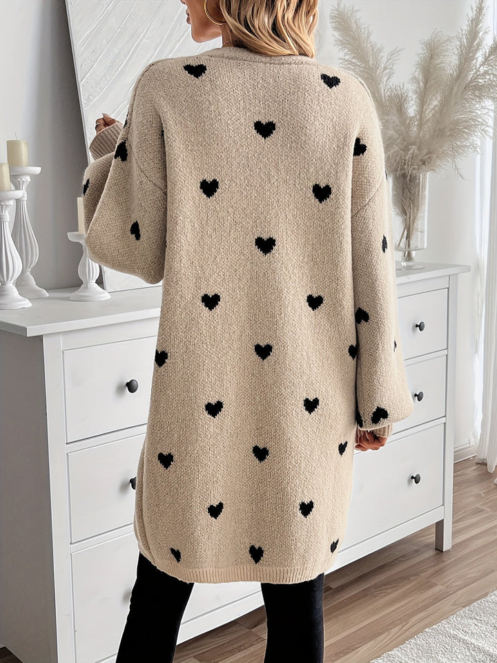 Imara - Trendy Heart Cardigan