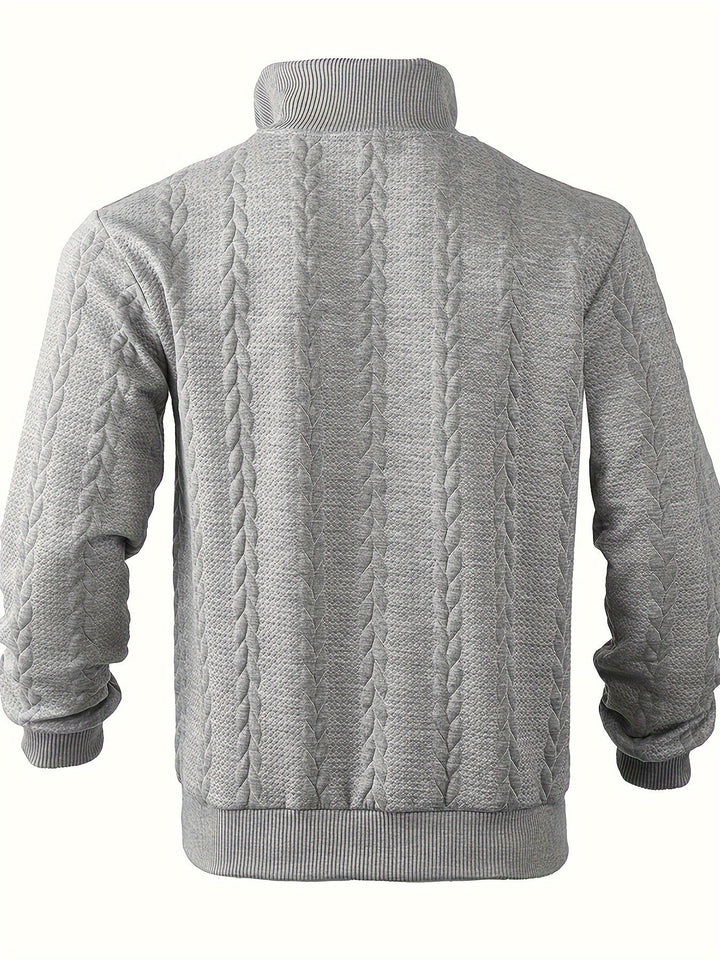 Rafael – Vintage Men's Sweater With Zipper