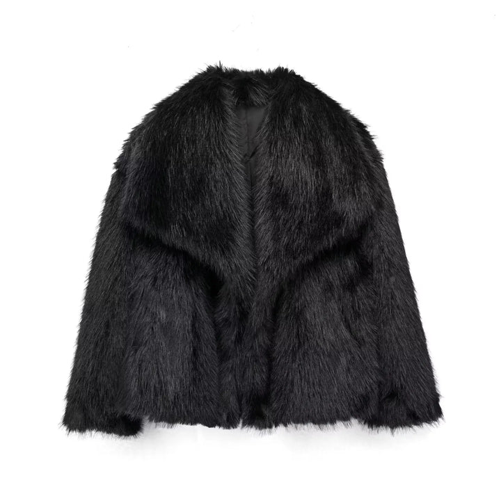 Seraphina - Fashionable And Warm Fake Fur Jacket