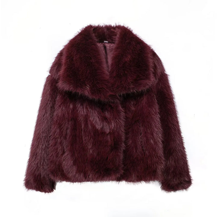 Seraphina - Fashionable And Warm Fake Fur Jacket