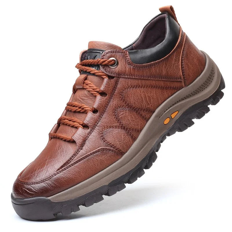 Byron - Hand-Stitched Leather Casual Shoes