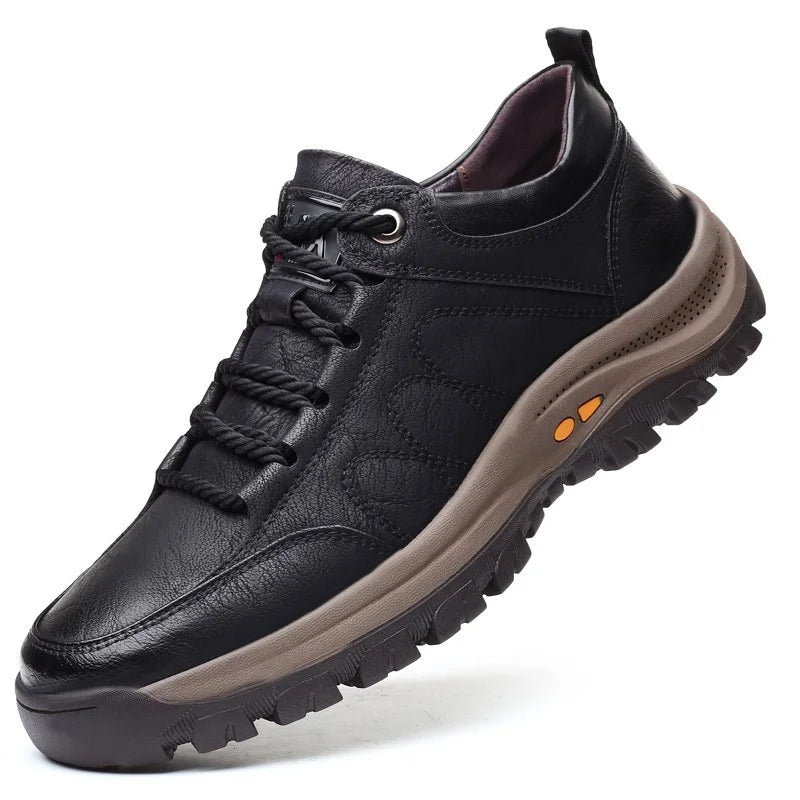 Byron - Hand-Stitched Leather Casual Shoes