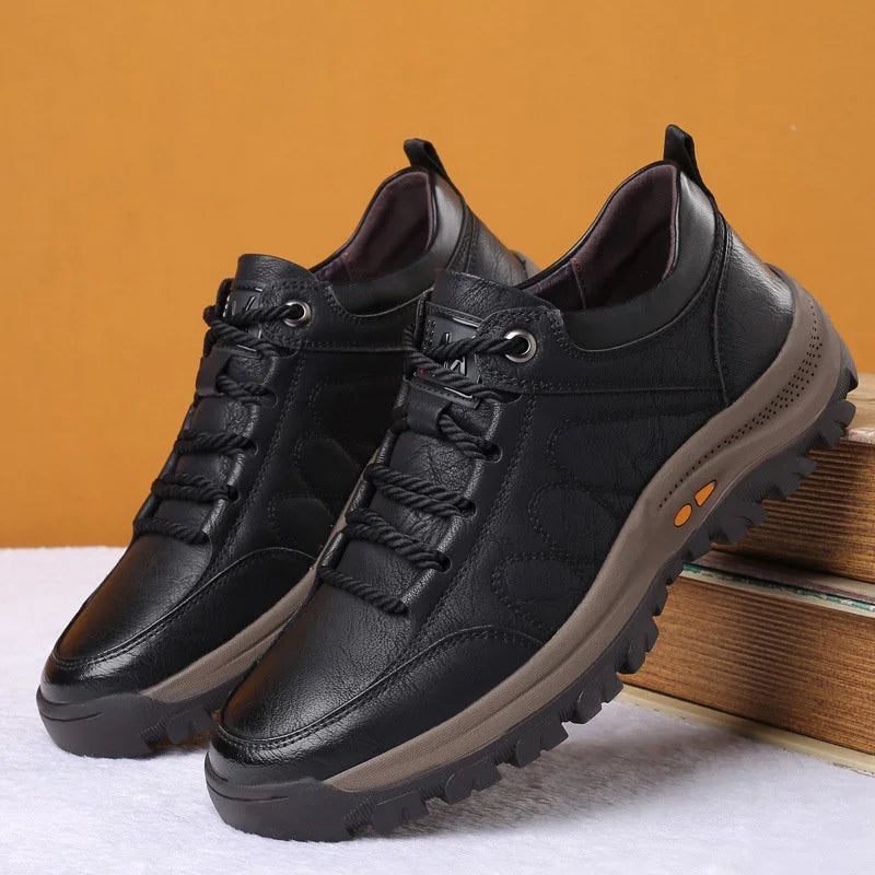 Byron - Hand-Stitched Leather Casual Shoes