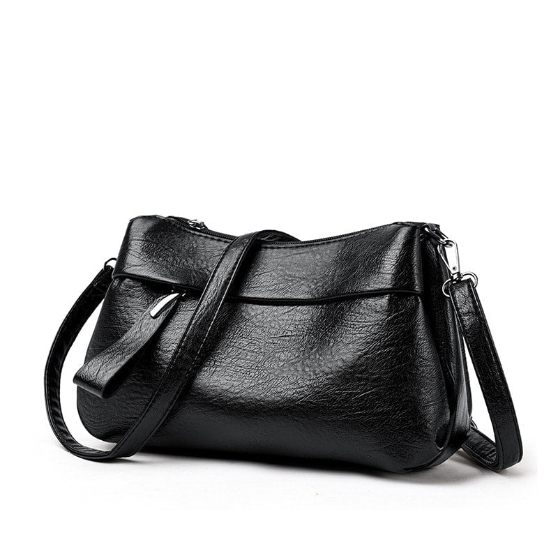 Selina - Classic Leather Crossbody Bag