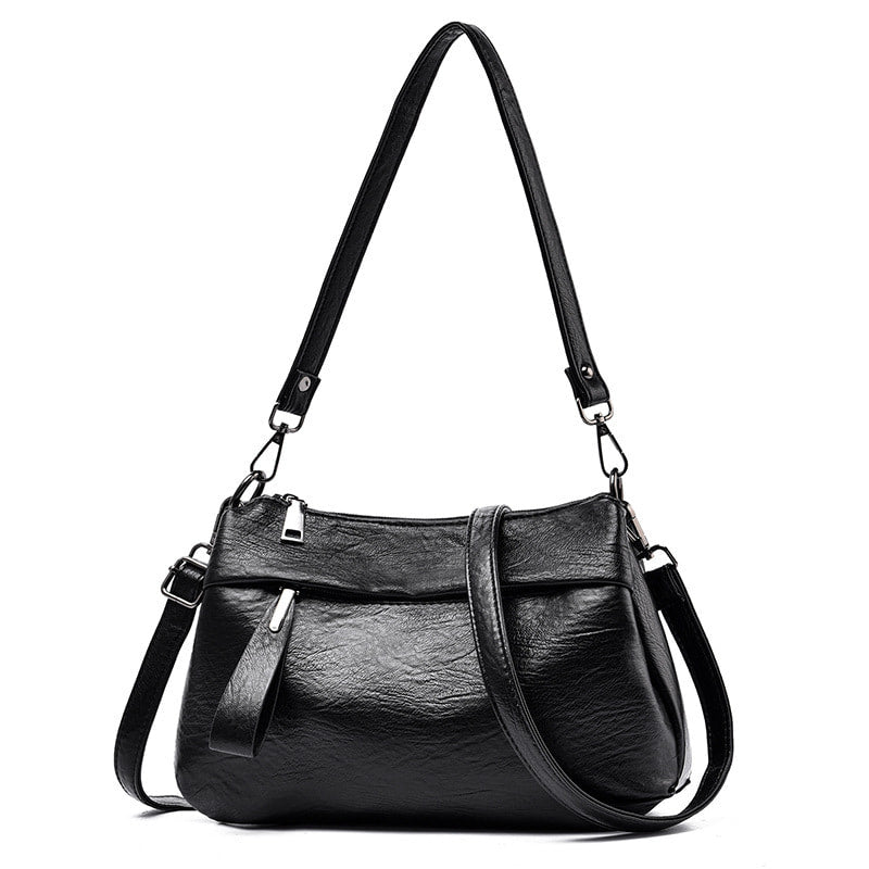 Selina - Classic Leather Crossbody Bag