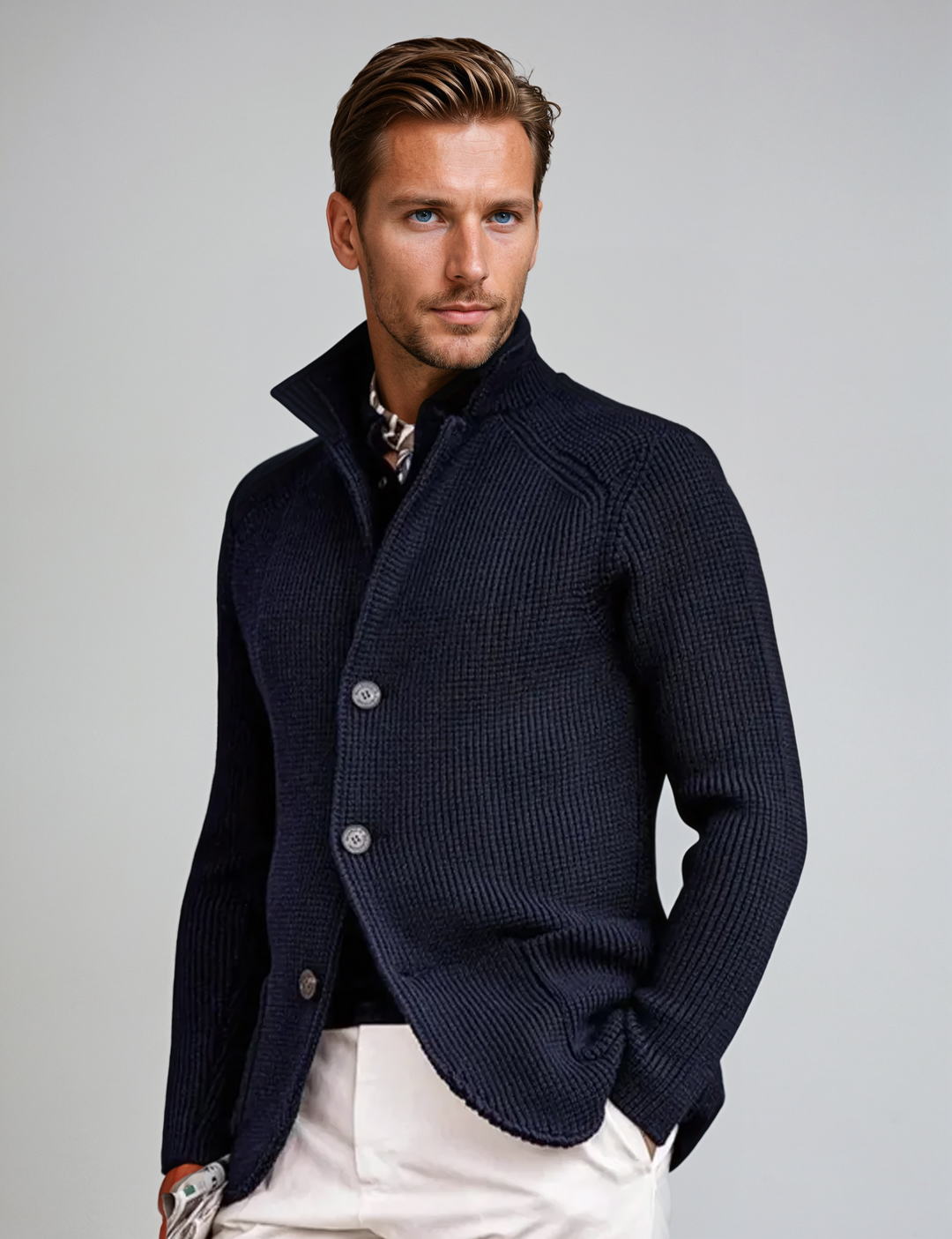 Slate - Stylish Cardigan